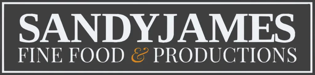 Sandy James Fine Food & Productions Logo - Women Build Habitat for Humanity Partner